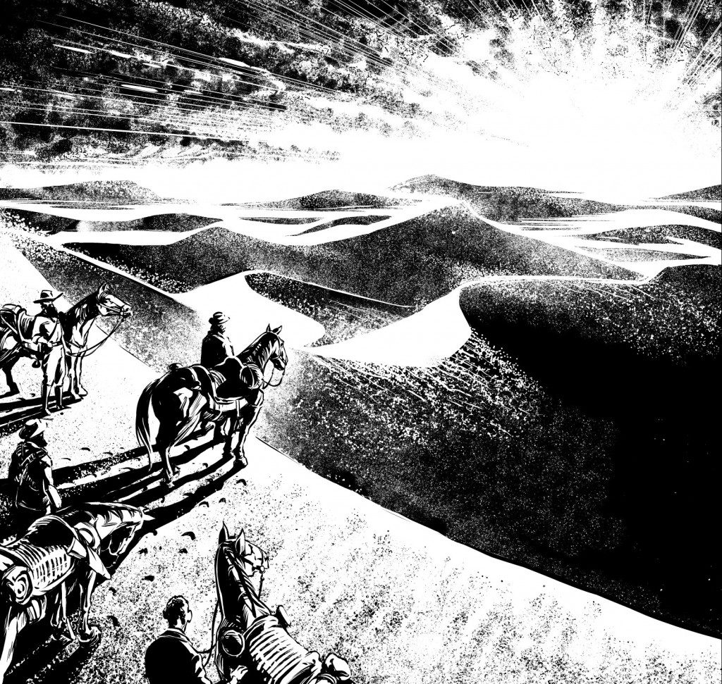 Vignetta in anteprima del prossimo numero di Adam Wild