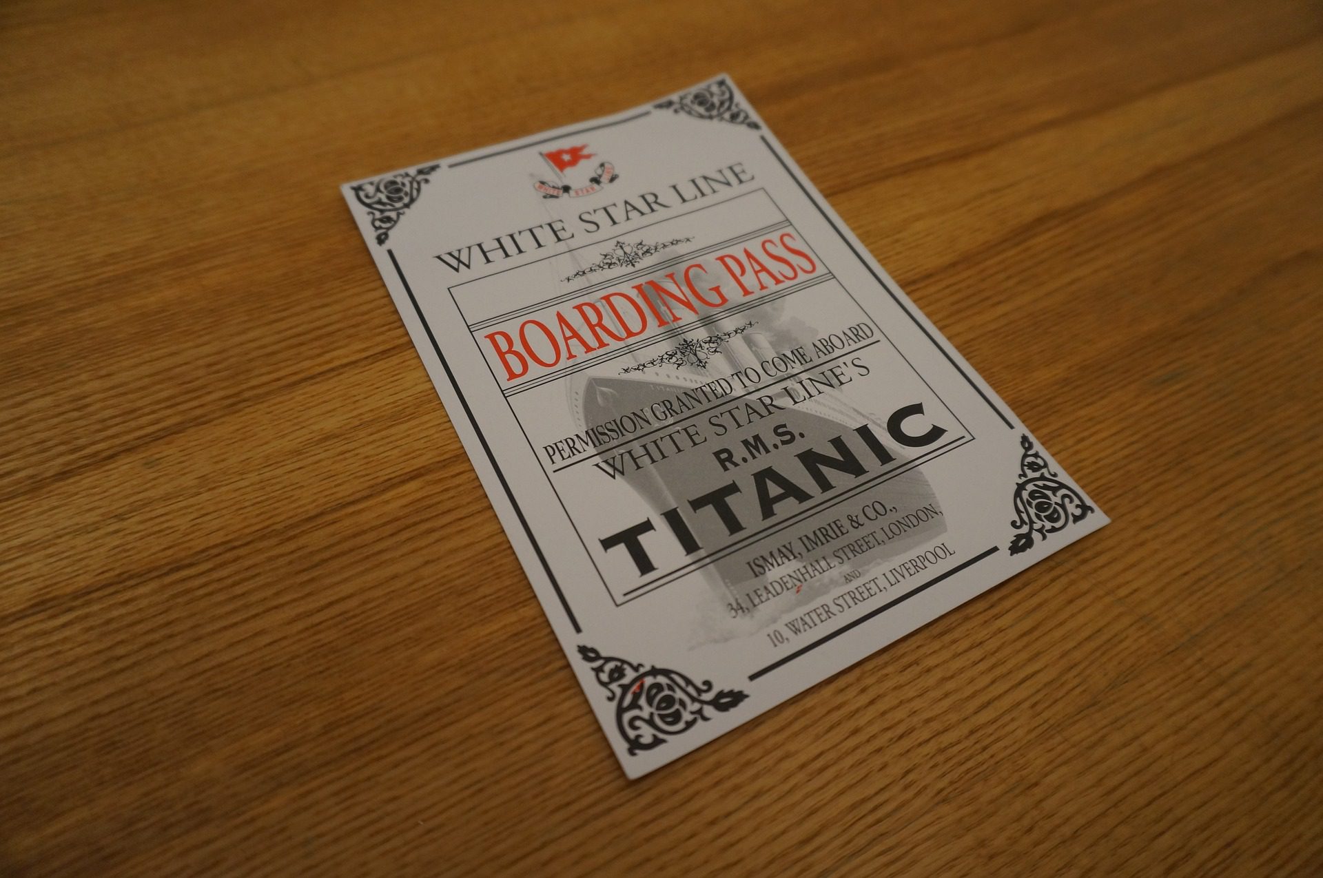 Biglietto titanic