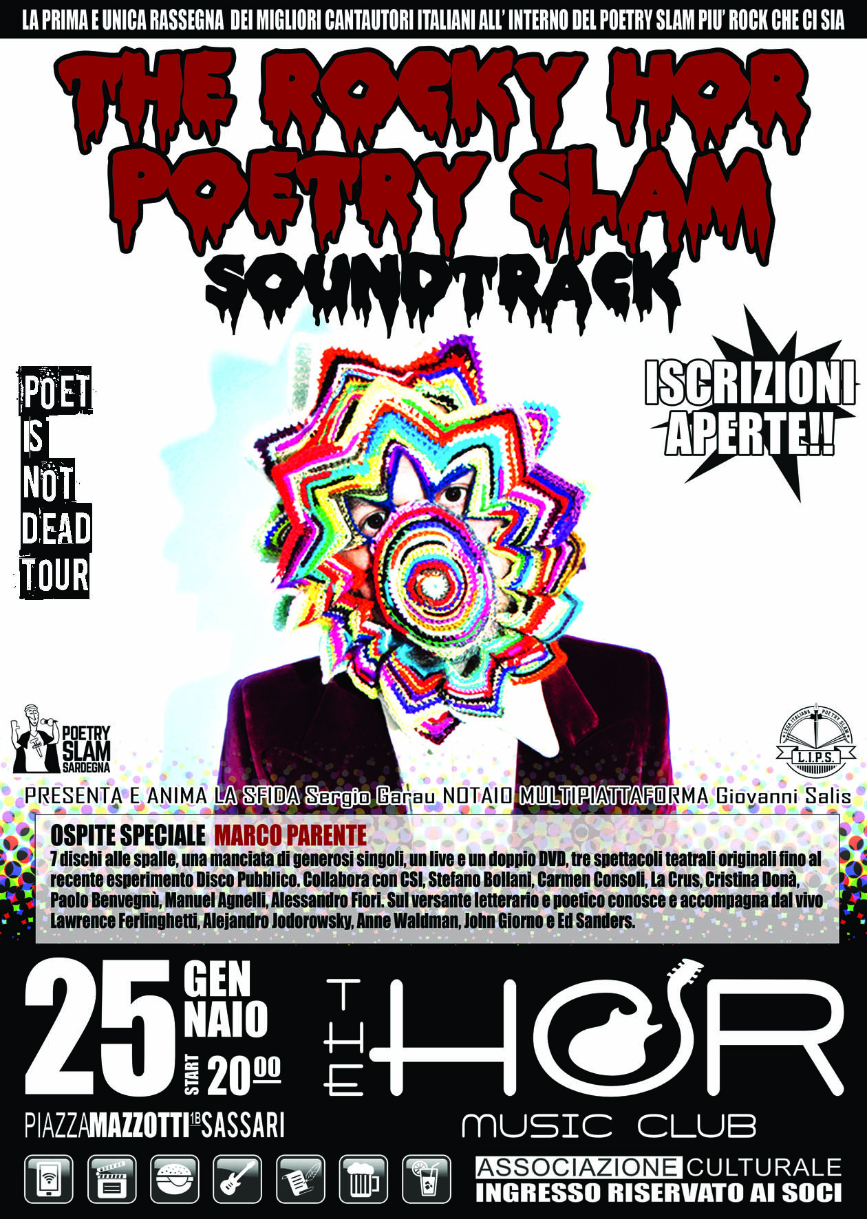 TERZO APPUNTAMENTO CON IL THE ROCKY HOR POETRY SLAM SOUNDTRACK