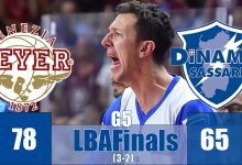 Gara 5, la Dinamo scivola a Venezia