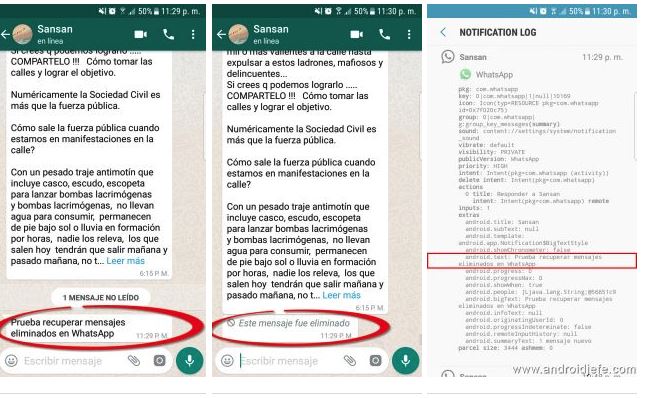  WhatsApp: come leggere i messaggi eliminati