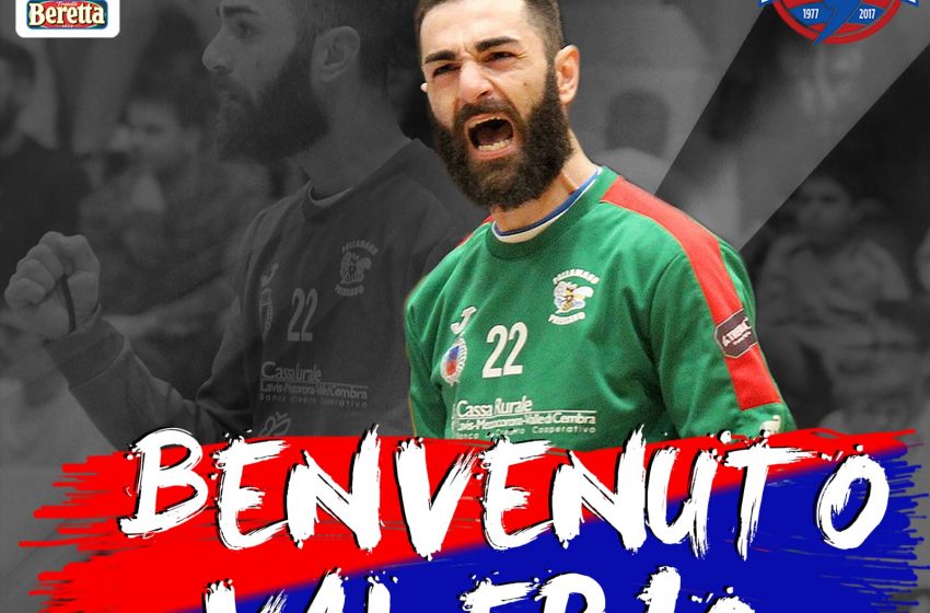  Raimond Handball – Il difensore Valerio Sampaolo entra nei rossoblù