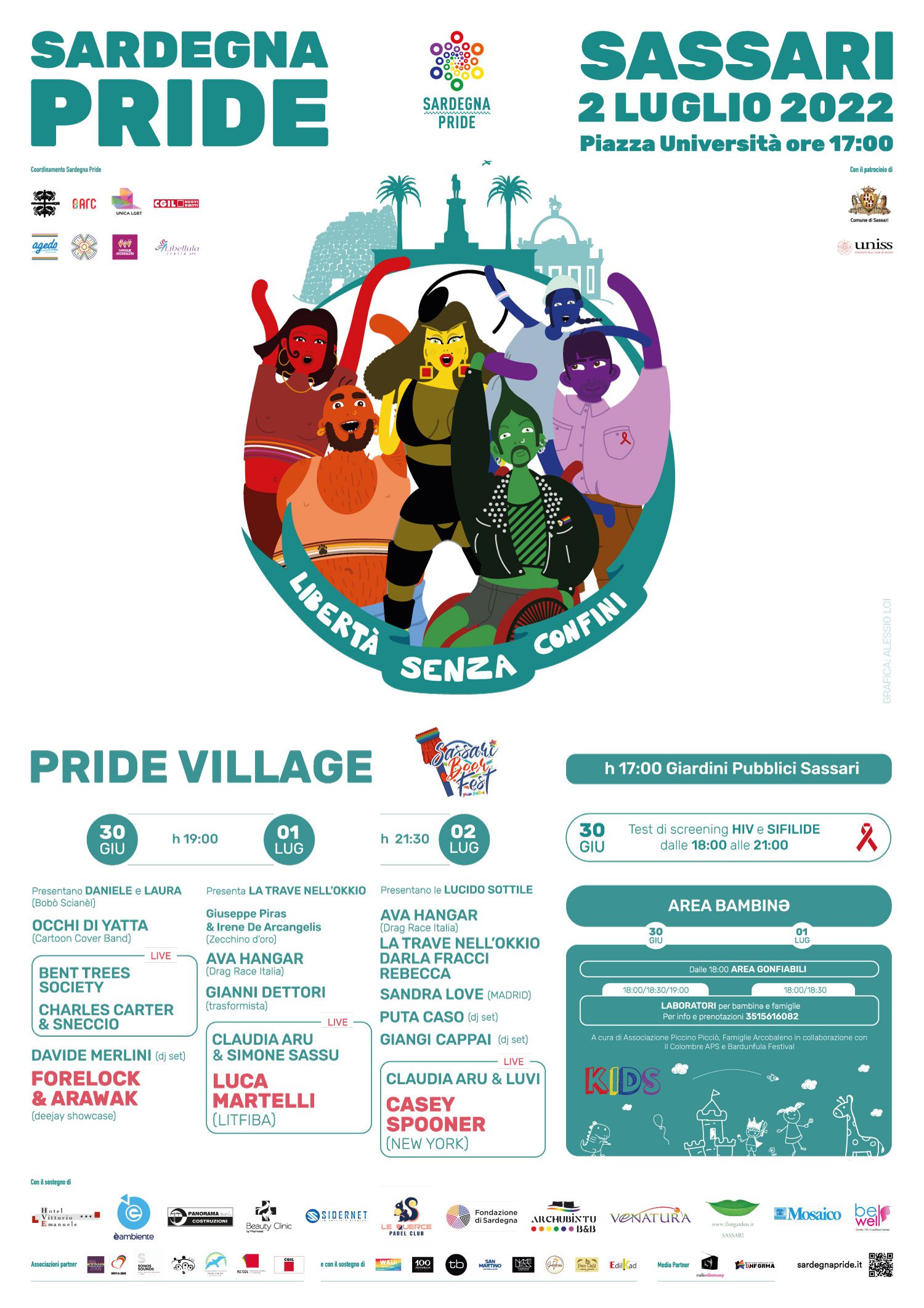 Locandina Sardegna Pride 2022