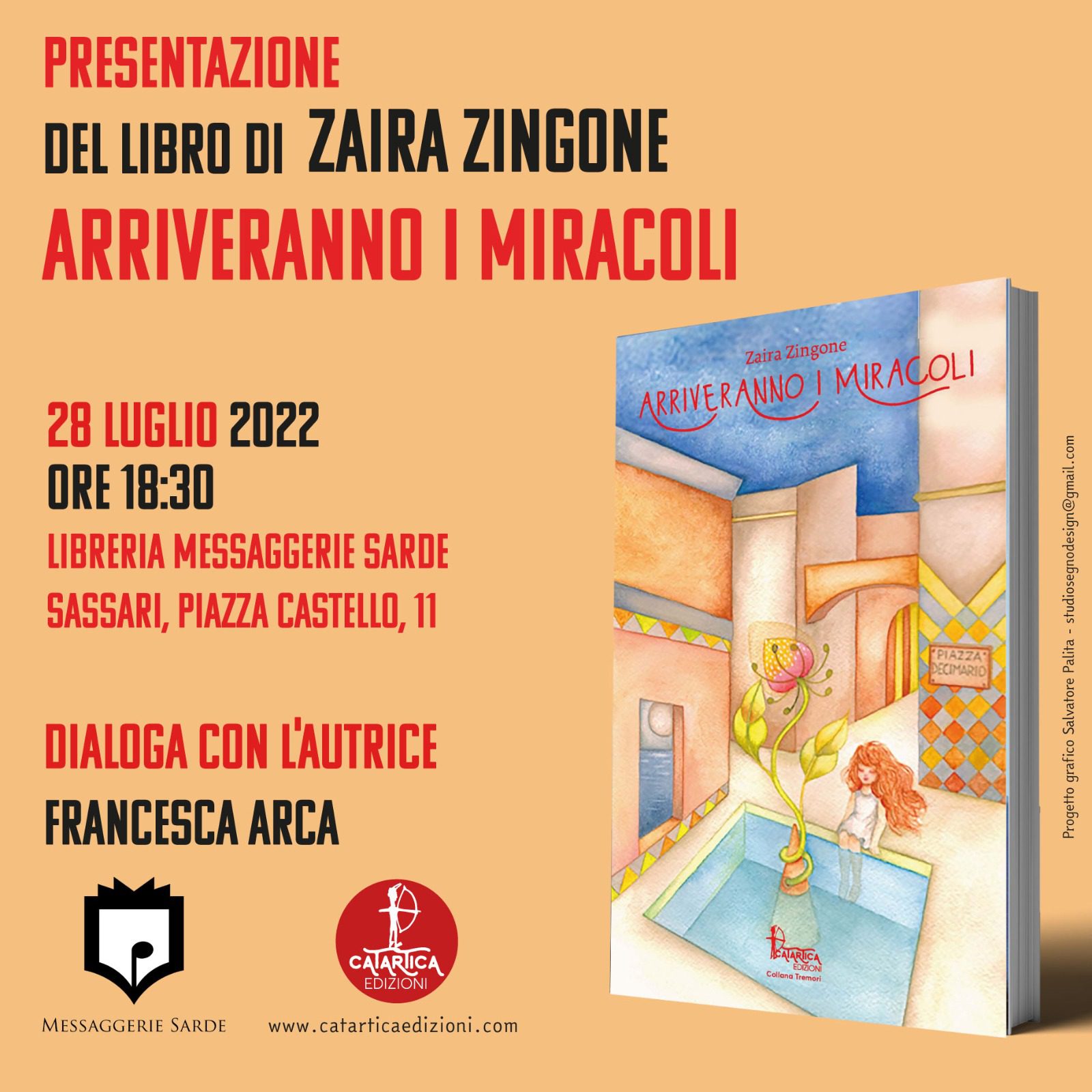 A Sassari la prima presentazione del nuovo libro di Zaira Zingone