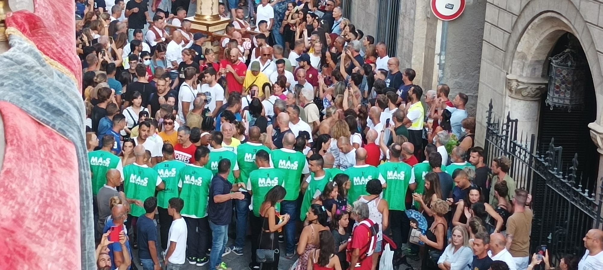Candelieri Sassari la folla