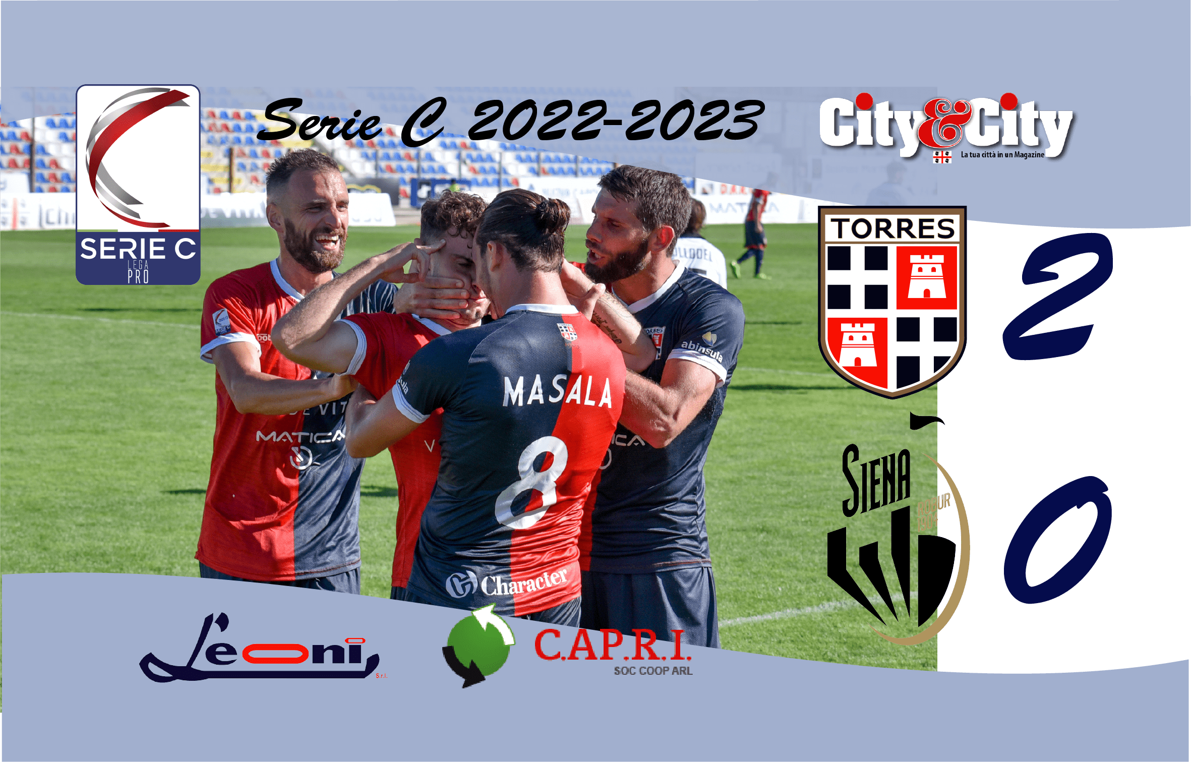 Torres-Siena 2-0 Serie C girone B 2022-2023