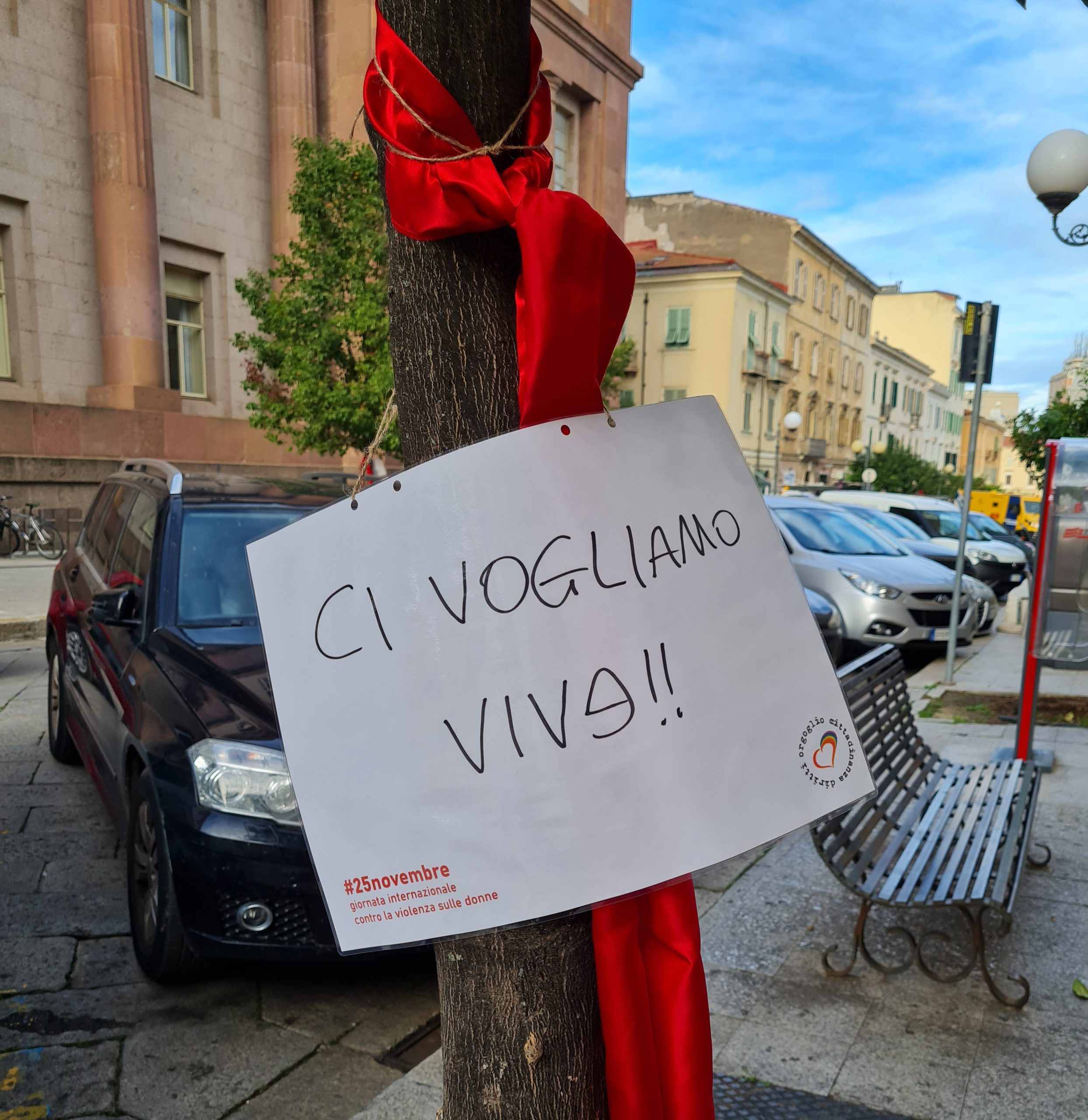 Frasi contro la violenza di genere, Via Roma, Sassari