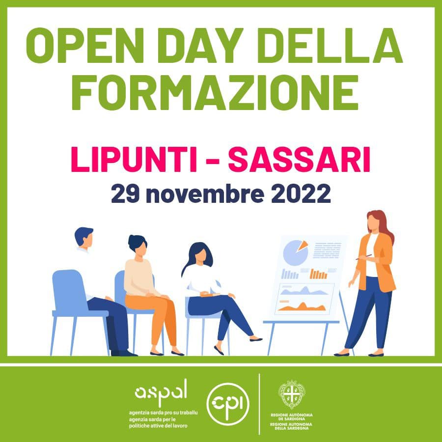 Locandina Open Day Sassari Fonte: Pagina Facebook Aspal