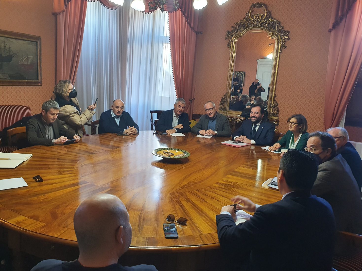 Incontro per i nuovi progetti per i trasporti nella Rete Metropolitana, con l'assessore Moro