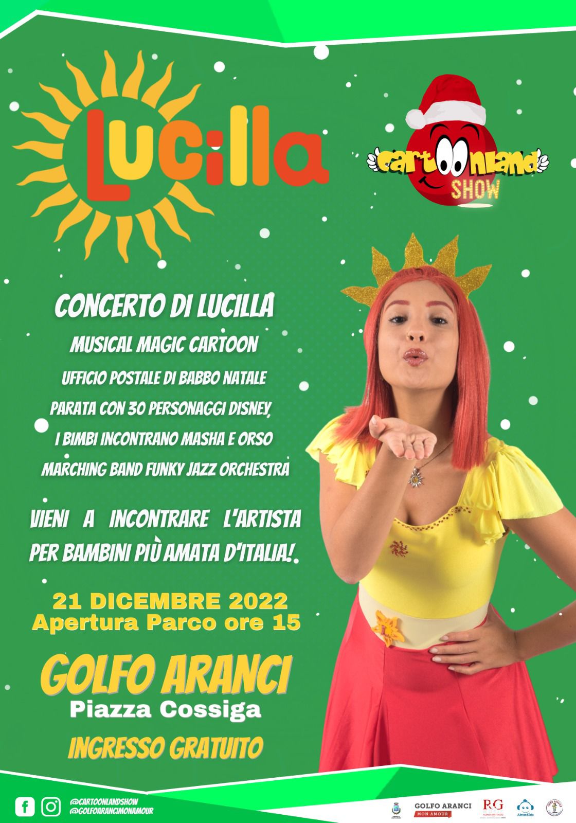 Locandina concerto Lucilla - Golfo Aranci