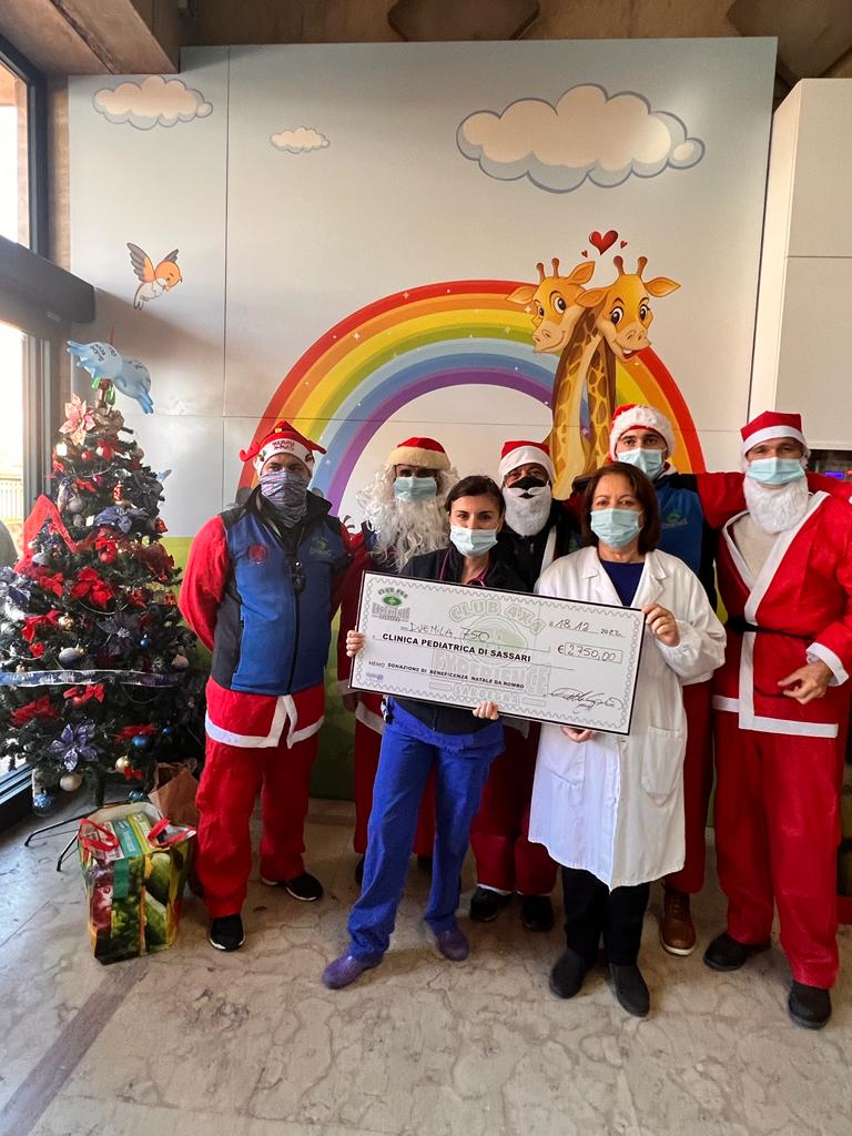 Consegna fondi raccolti per la Pediatria a Sassari