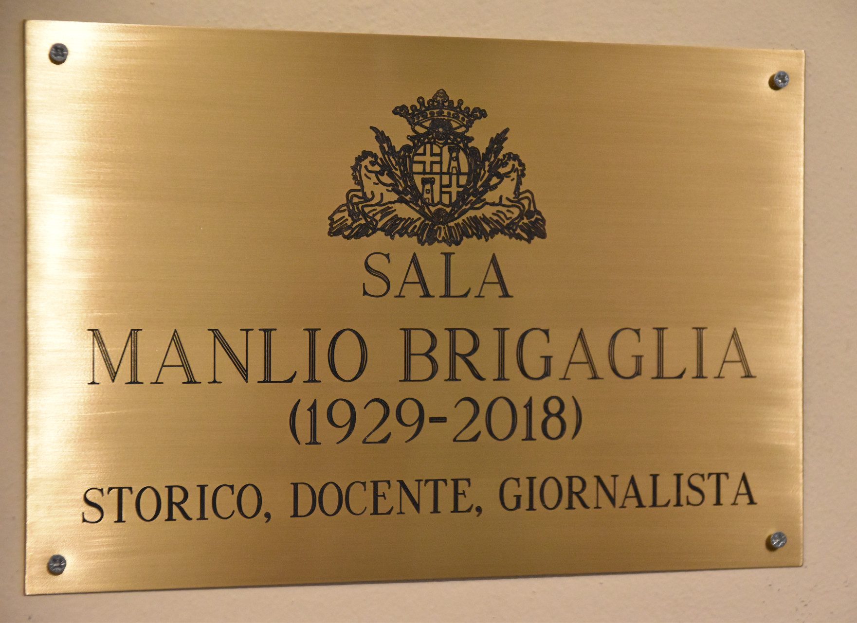 Inaugurazione Archivio Manlio Brigaglia