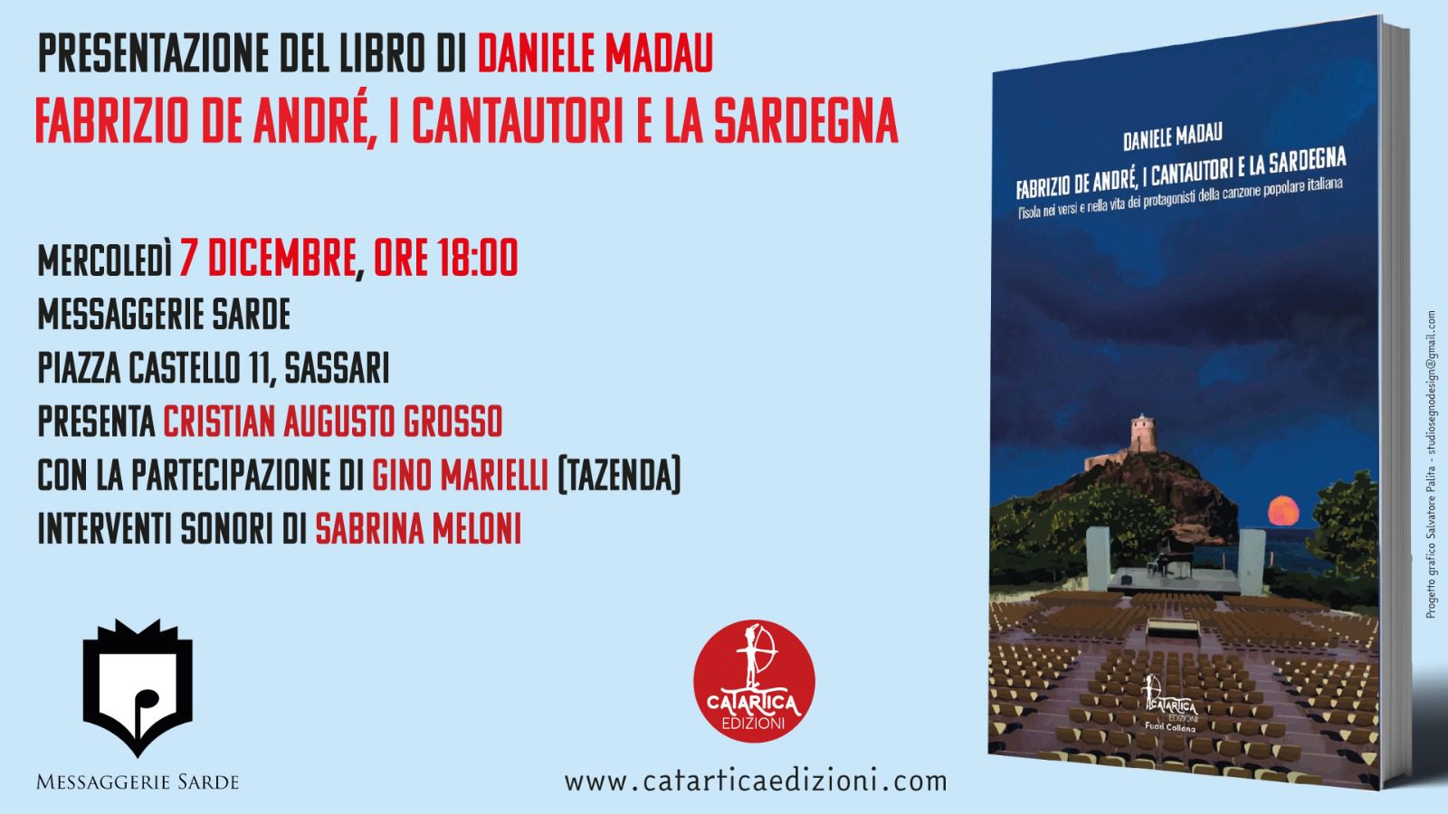 Locandina presentazione libro Daniele Madau