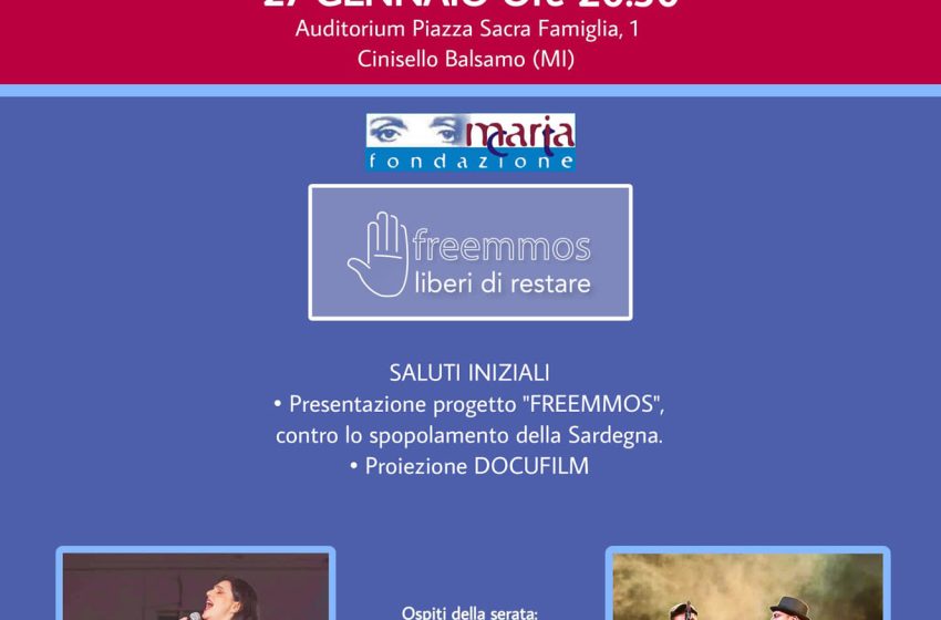  Emergenza spopolamento | La Fondazione Maria Carta a Milano con “Freemmos”
