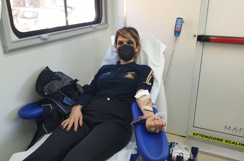 Sassari – La Polizia Locale dona il sangue