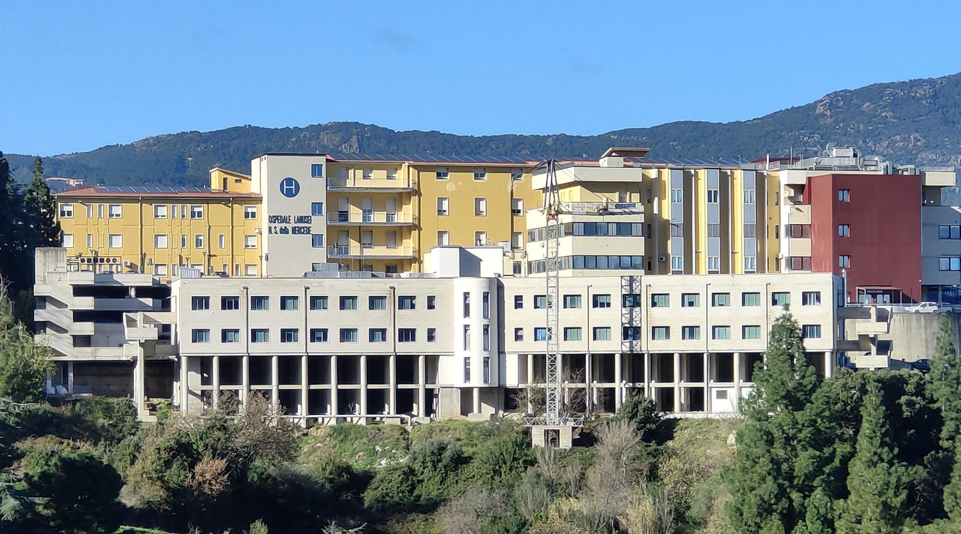 Ogliastra, panoramica ospedale Lanusei