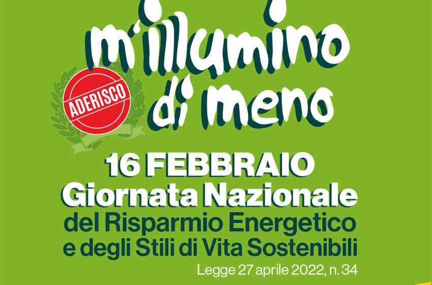  Giornata nazionale del risparmio energetico | Sassari risponde “presente!”