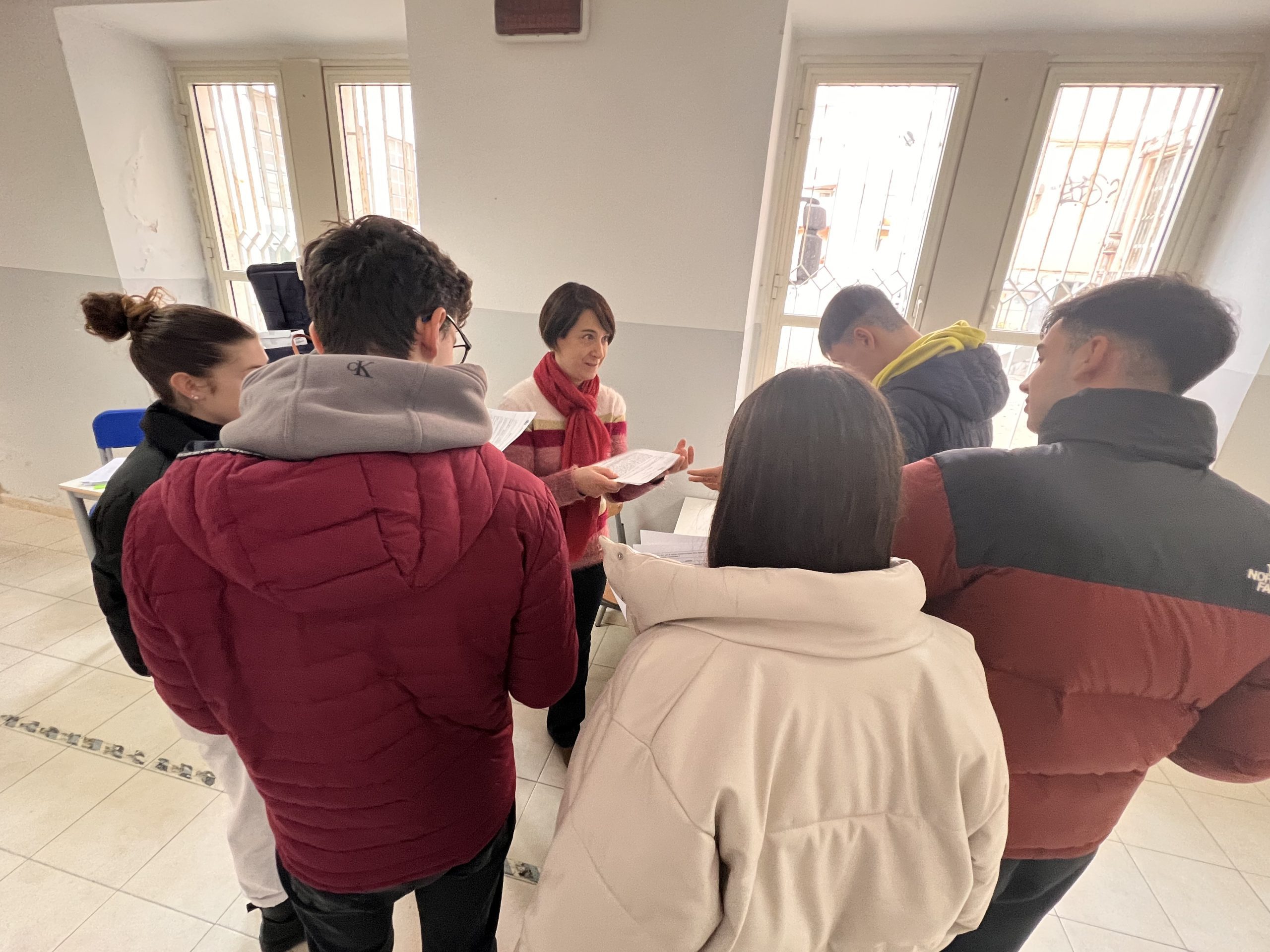 Studenti si iscrivono al registro donatori di midollo osseo