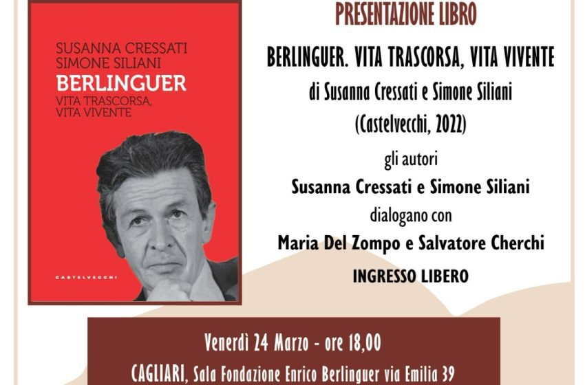 Locandina presentazione libro su Berlinguer