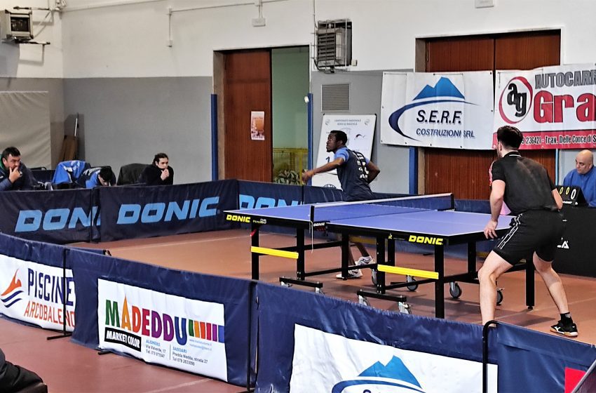 Tennistavolo Sassari | Spareggi in casa per A2 e B2 maschili