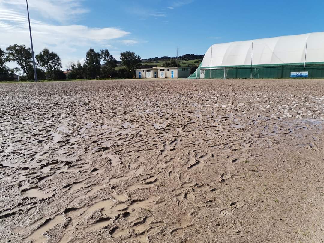 Il terreno di gioco del Minerva di Villanova Monteleone