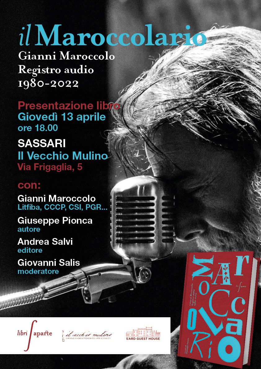 Locandina evento con Gianni Maroccolo