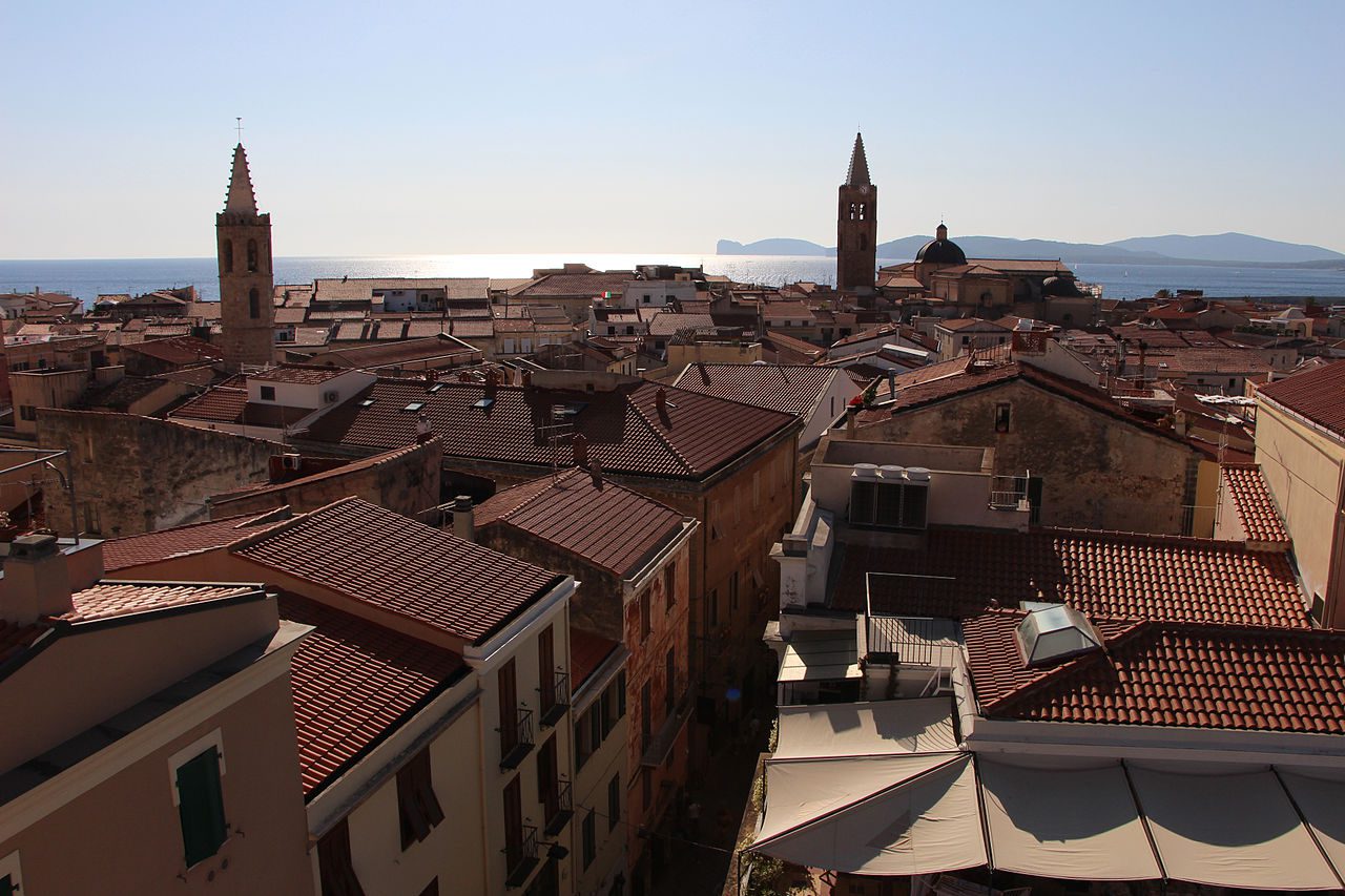 Alghero vista dall'alto