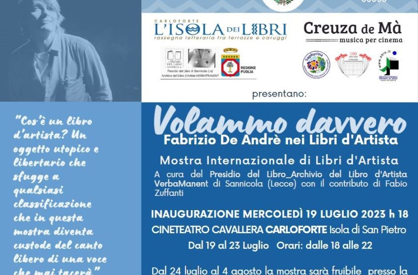 Libri | Arriva “Volammo davvero” la mostra su Fabrizio de André