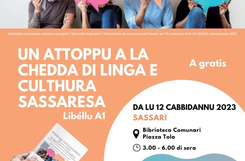  Sassari – Ciclo di lezioni di lingua e cultura sassarese: si parte il 12 Settembre