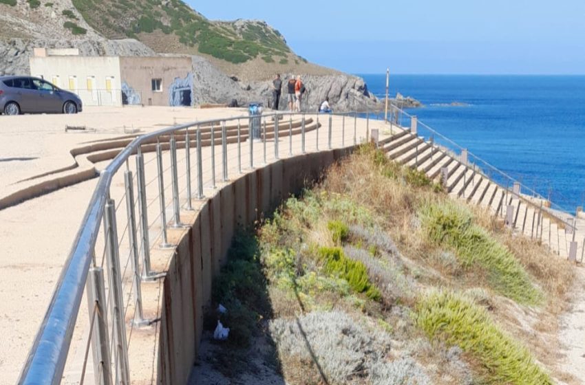 Sassari – Conclusi i lavori nella gradinata dell’Argentiera