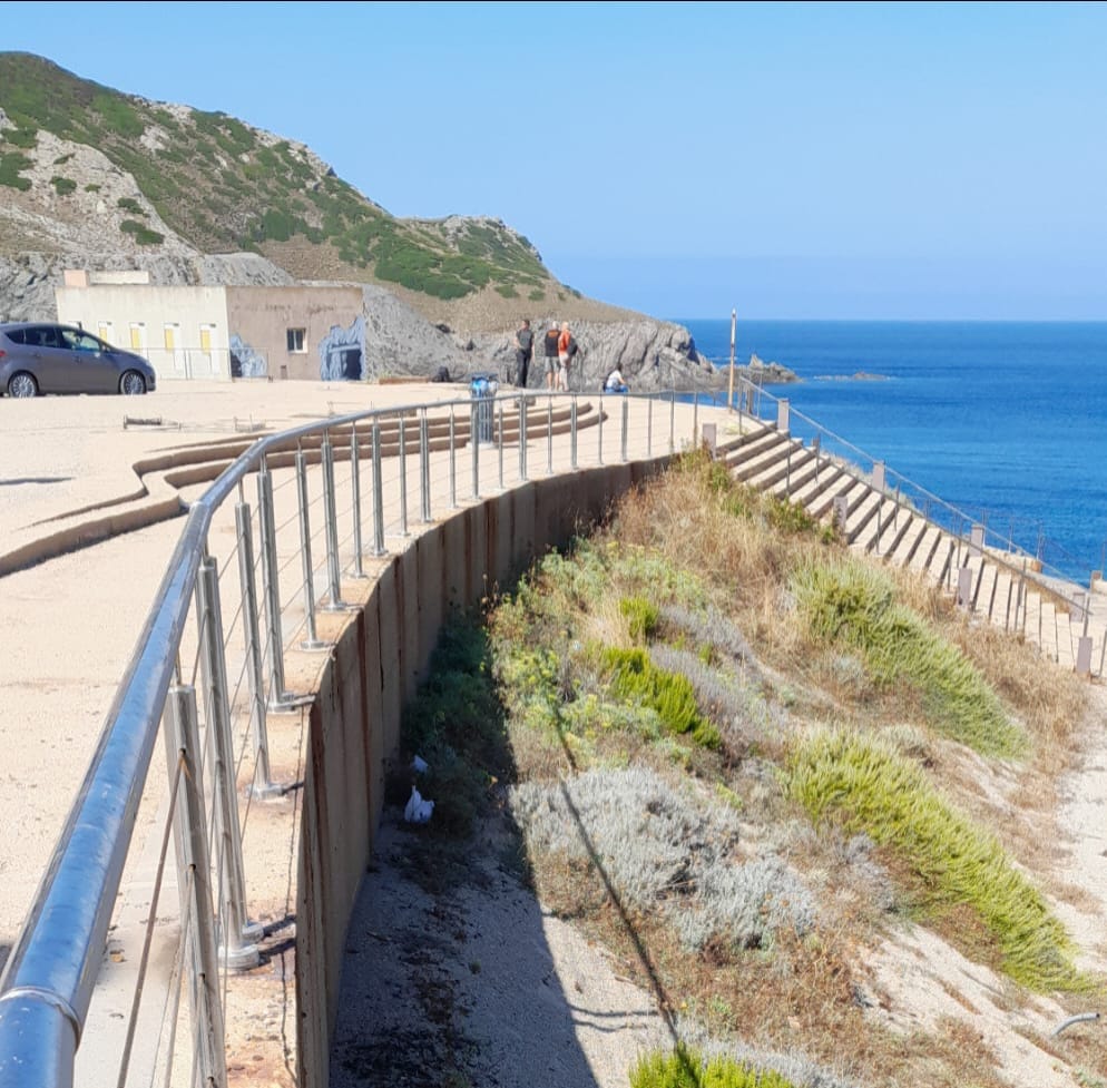 Sassari - Conclusi i lavori nella gradinata dell'Argentiera