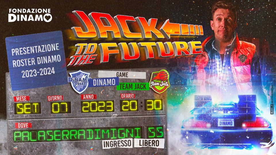 Al PalaSerradimigni, Jack to the future: la presentazione di Dinamo, Dinamo Women e Dinamo Lab