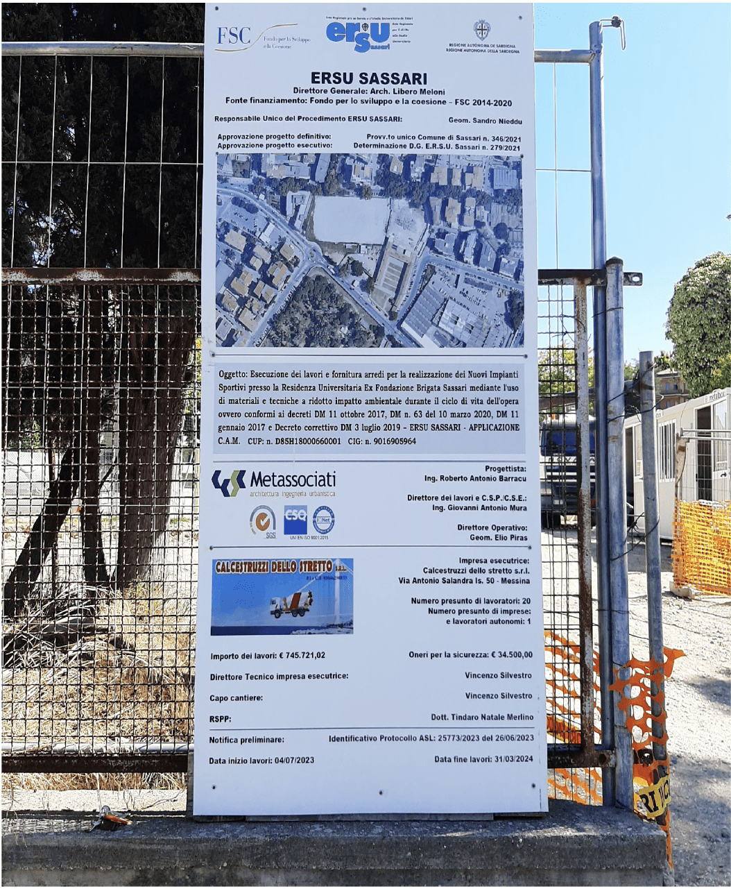 Sassari - Minicampus Brigata Sassari: consegnati i lavori di completamento degli impianti sportivi