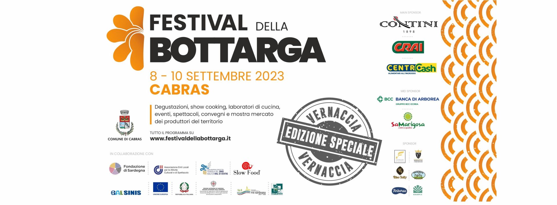 Cabras - Il Festival della Bottarga ritorna con un'edizione speciale dedicata alla Vernaccia