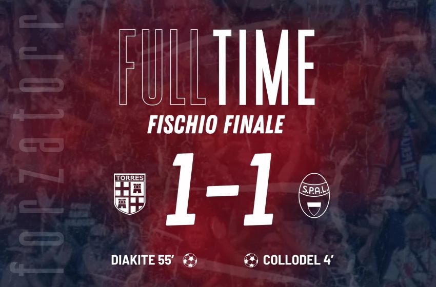 Calcio serie C – Diakite salva la Torres dalla sconfitta