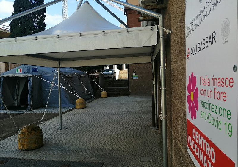 Sassari – Avvio della campagna vaccinazioni anti Covid-19