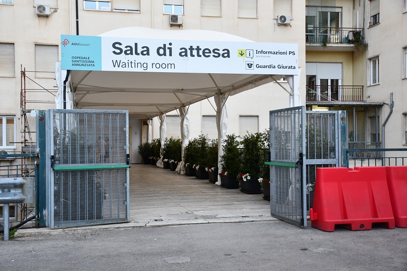  Sassari – Al Pronto soccorso la nuova sala d’attesa per i familiari