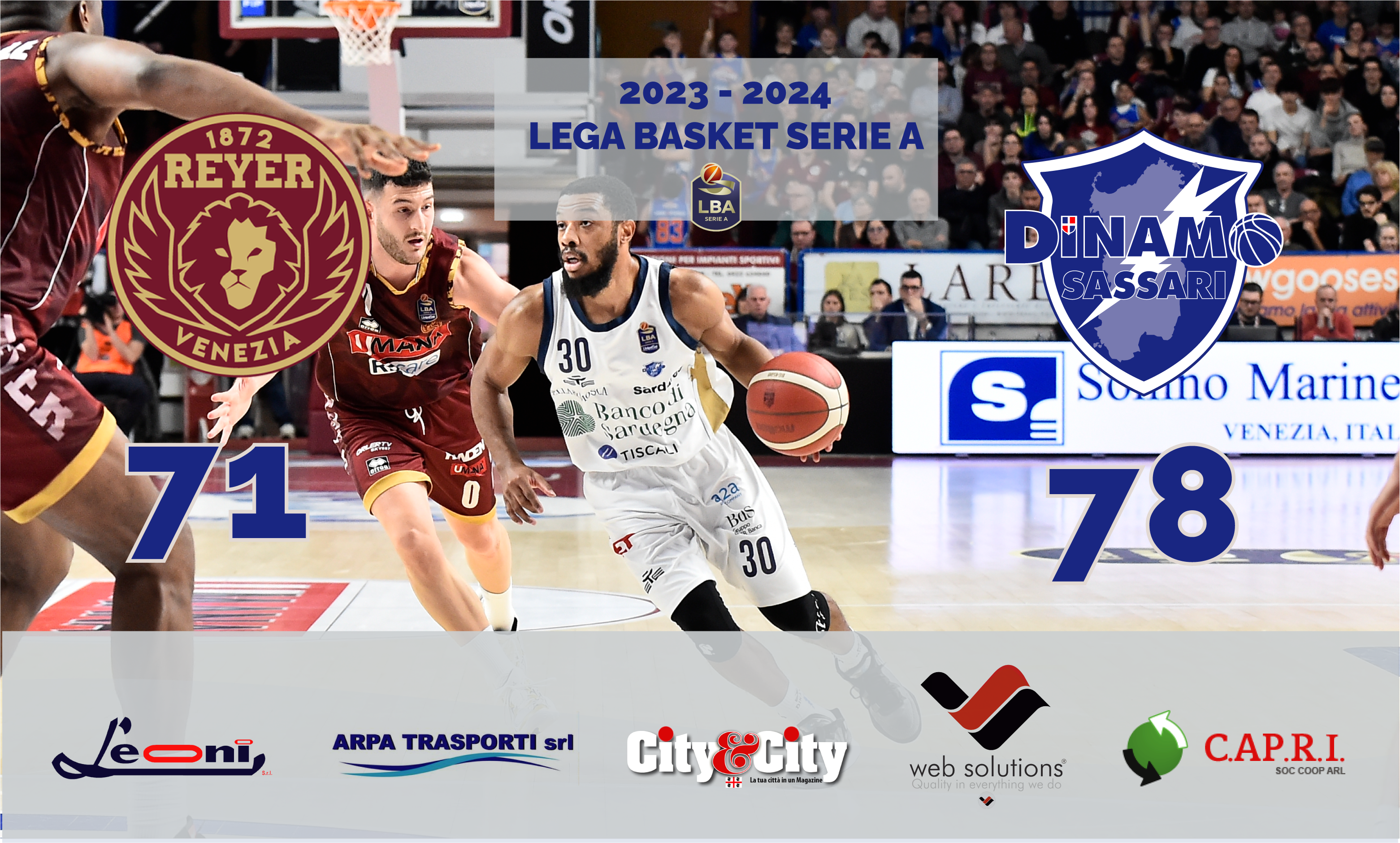 VENEZIA – DINAMO  71-78