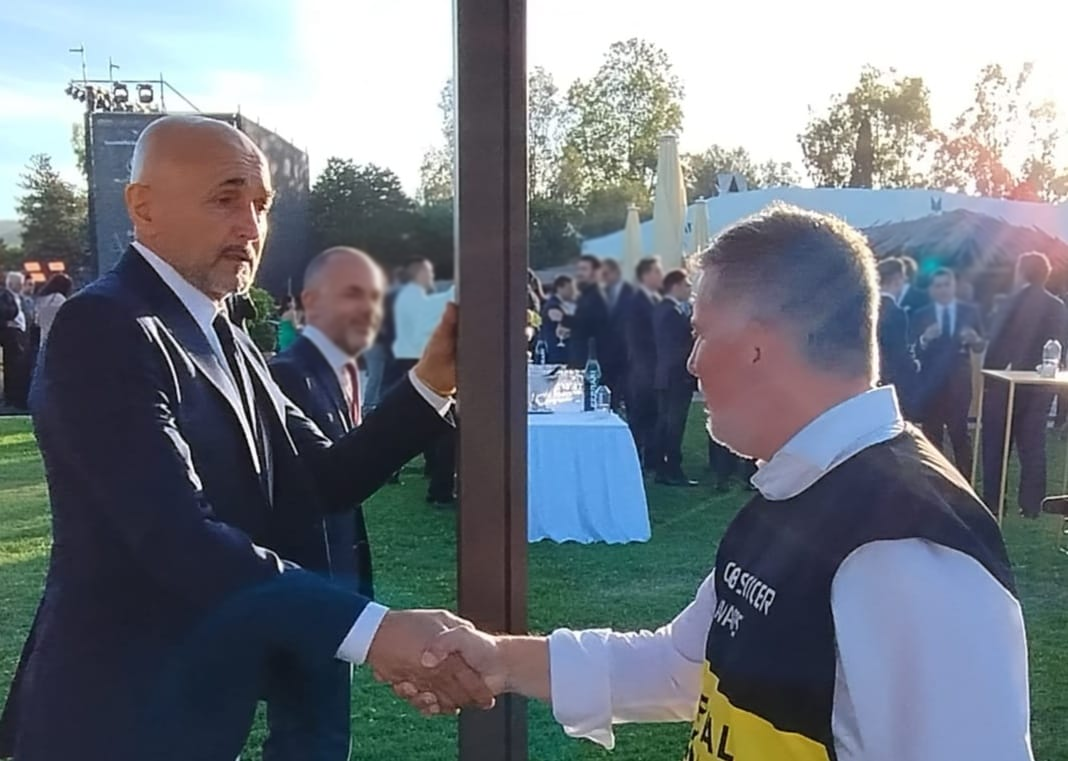 Luciano Spalletti in Sardegna