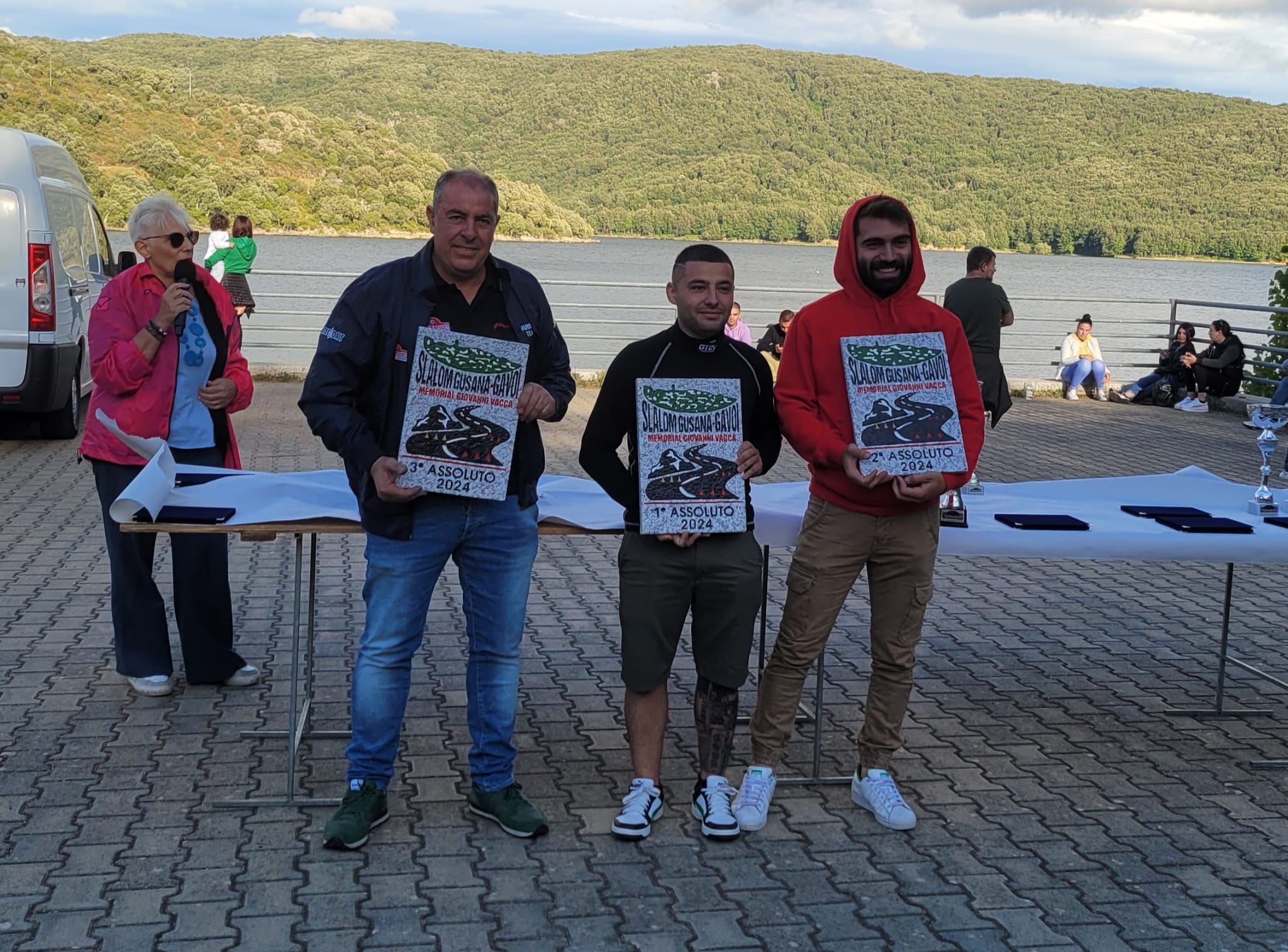 Il Podio del 14 slalom Gusana Gavoi 2024