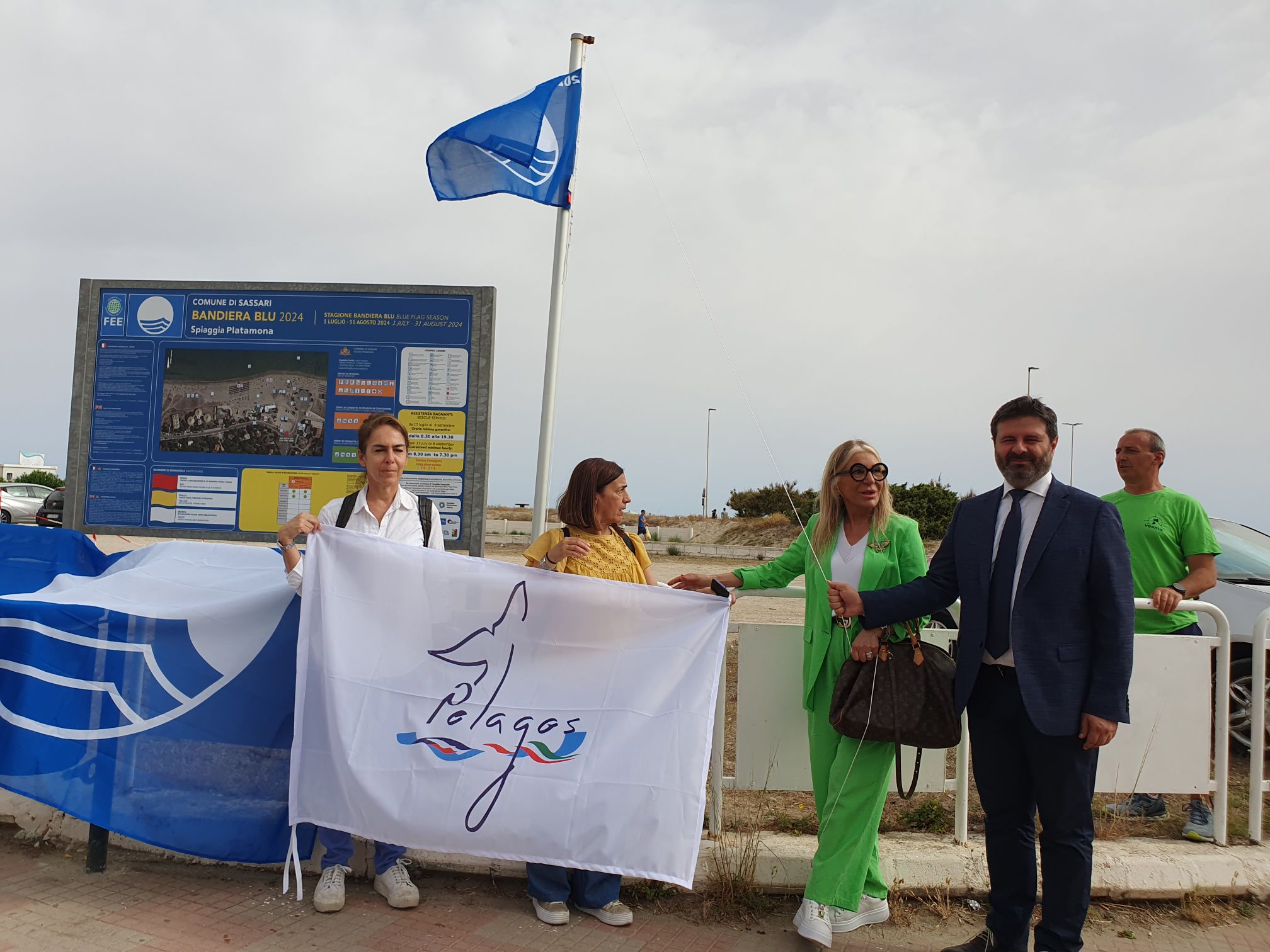 Bandiere Blu 2024 Sindaco di Sassari