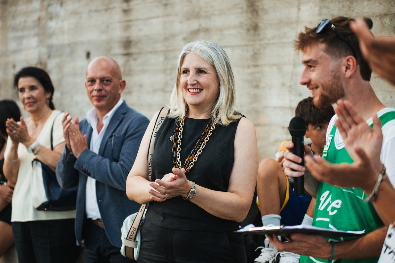 L'assessora Nicoletta Puggioni e altri al Summer madness 2024