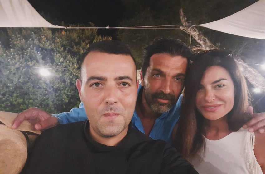 Gigi Buffon e Ilaria d’Amico in vacanza in Sardegna