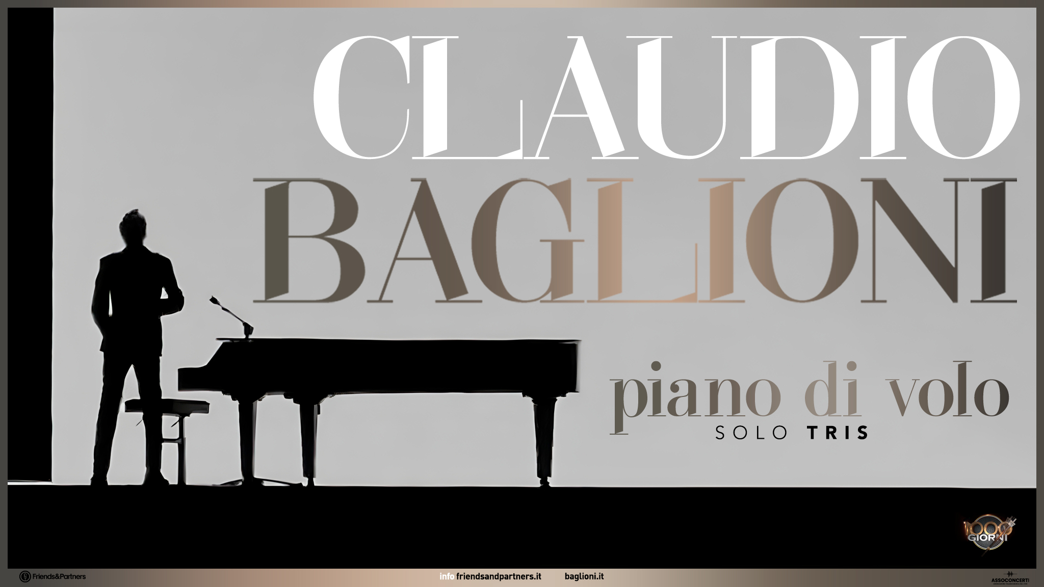 Claudio Baglioni PIANO DI VOLO soloTRIS