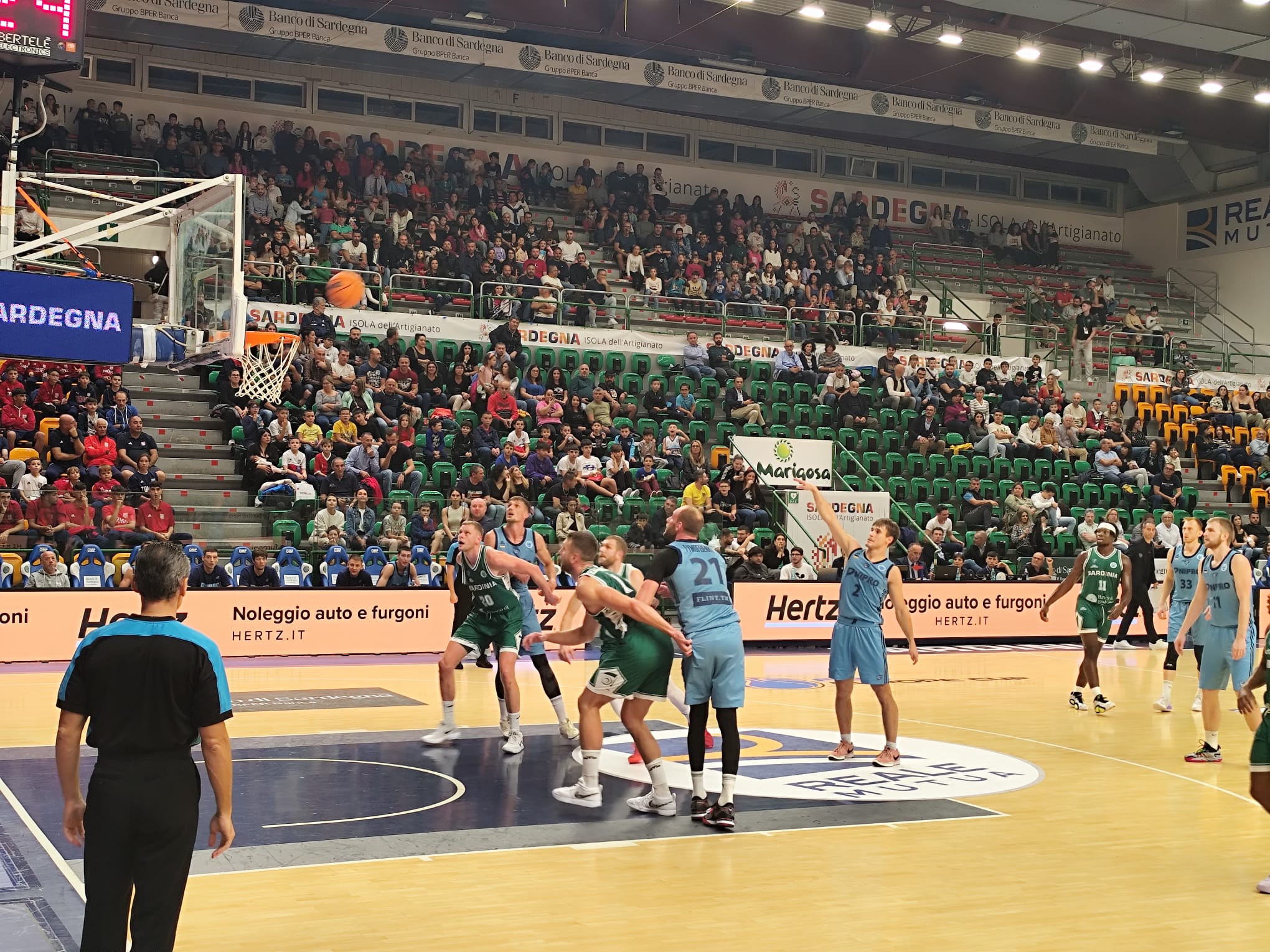 Dnipro-Dinamo Sassari, FIBA Europe Cup
