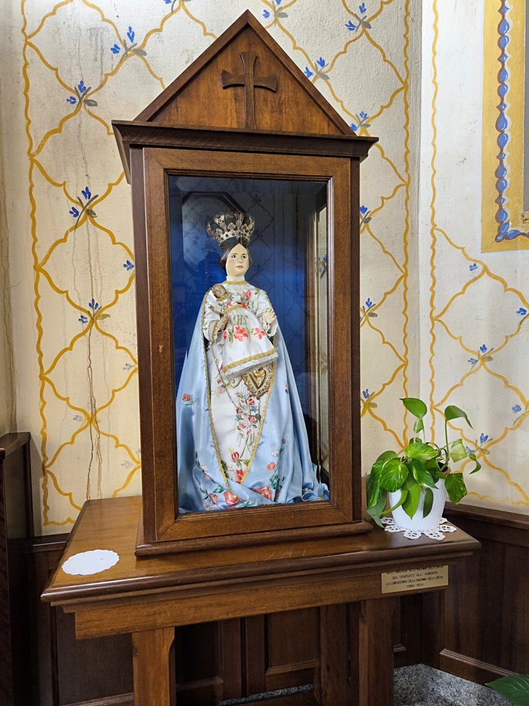 simulacro della Vergine