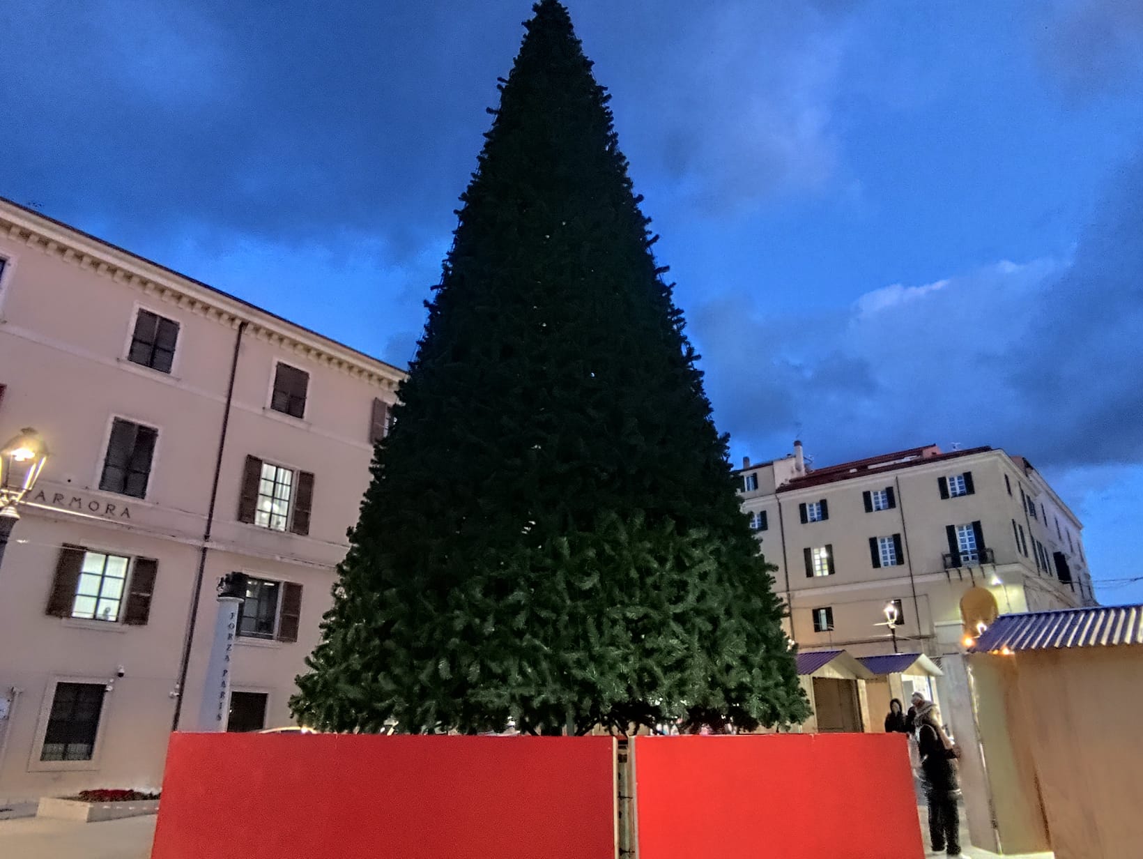 L'albero di Natale a Sassari