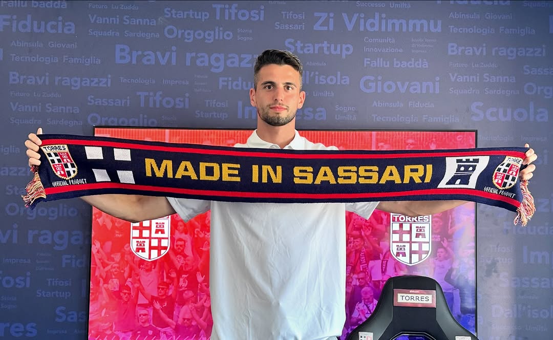 Luca Coccolo, 26 anni, alla presentazione della Torres (credit seftorresofficial)