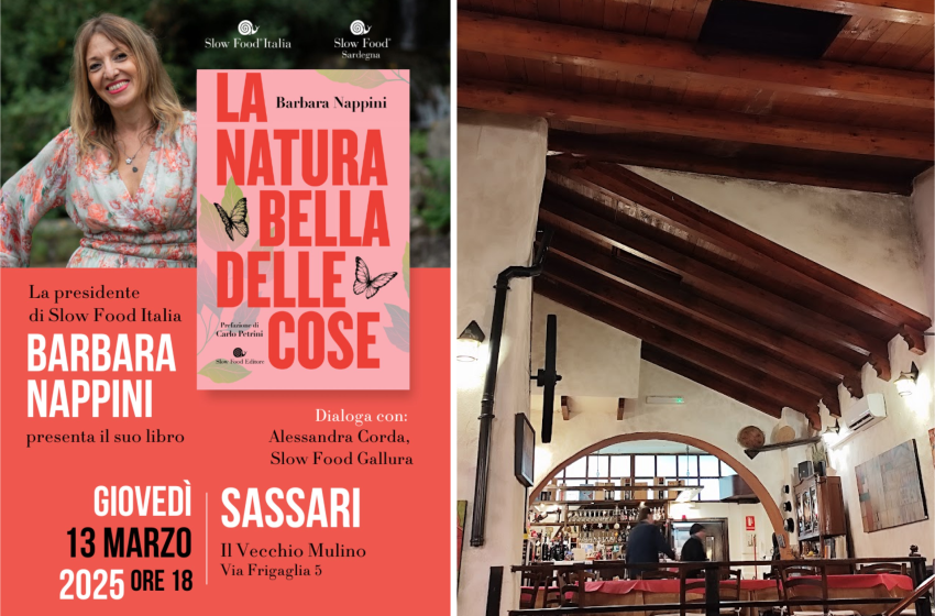 Sassari – Barbara Nappini presidente Slow Food Italia al il Vecchio Mulino