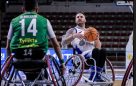 Claudio Spanu, capitano della Dinamo Lab, in azione al Palaserradimigni